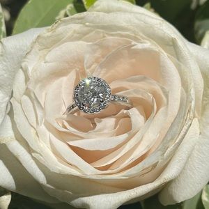 Engagement Ring with Wedding band